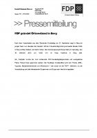 Pressemitteilung_Ankündigung_FDPOrtsverbandsgründung